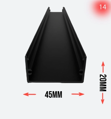 پروفیل لاینر کد 14 آلومینیوم