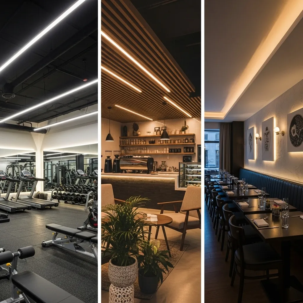 لاین نوری در کافه و باشگاه